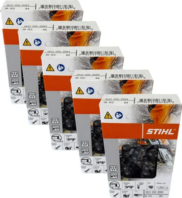 Obrázek produktu pro Pilový řetěz Stihl 5x 3/8" Rapid Super (RS) 63 cm 3/8" 1,6 mm 5 kusů ( 5x 36210000084 ).