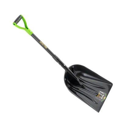 Obrázok produktu pre Lopata na sneh a obilie 36,5 cm plastová so sklolaminátovou násadou krátka 115 cm Procraft GPS-1150