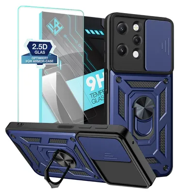 A product shot featuring a phone case and screen protector.