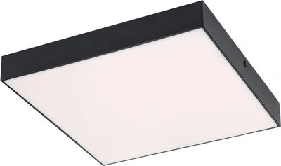 Productafbeelding van LED inbouwspot 300x300mm, 24W, 28-6000K kleurtemperatuur, IP44, mat zwart, 2500lm, RABALUX 7900 TARTU