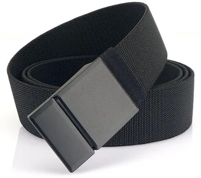 Produktbild von Golfriemen 1,5 Zoll, Gewebter Elastischer Riem, Schwarz (120 cm)