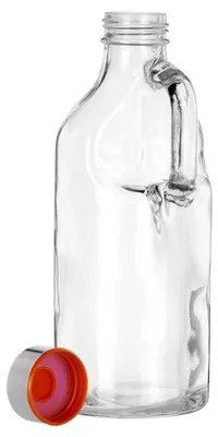Productafbeelding van Glazen fles met handvat - 550 ml - Glas