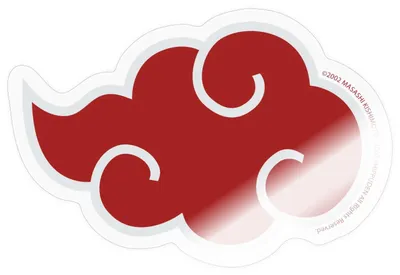 Produktbild von Spreadshirt Naruto Shippuden Akatsuki-Symbol Sticker Aufkleber, 10 x 10 cm, Transparent glänzend