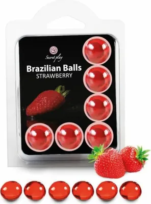 Immagine prodotto di Set Di 6 Palline Brasiliane Alla Fragola