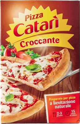 Produktbild von Pizza Croccante Pizzateigmischung 435g - Catari