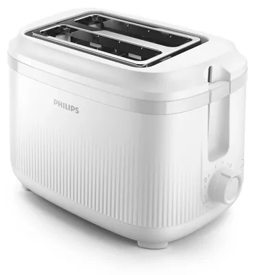 Produktbild von Philips Toaster mit Brötchenaufsatz, 900 W, Series 3000, weiß (HD2511/00)