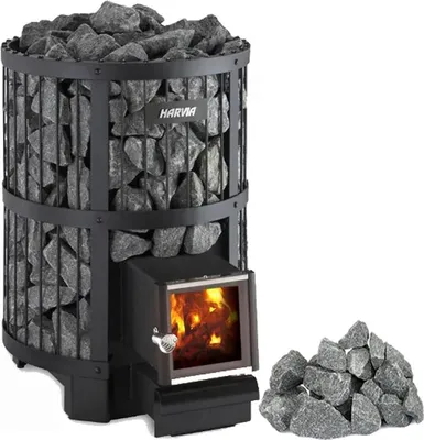 Image de Ensemble de poêles à bois pour sauna Harvia Legend 240 Sl avec pierres