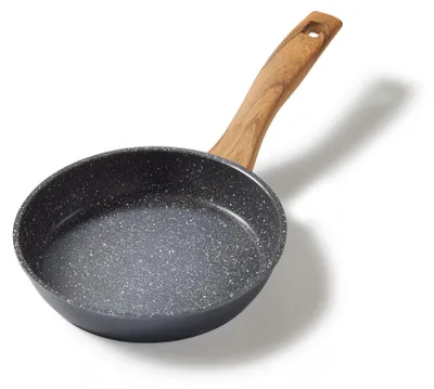 Produktbild von STONELINE® Bratpfanne 18 cm | ohne Deckel - Holzoptik