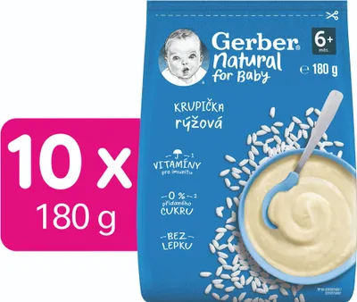 Produktbild von GERBER Naturreisgrieß 10×180 g