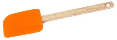 Image de Spatule de cuisine en silicone - Ustensile de cuisine - 26,5 cm - e LFGB - Orange