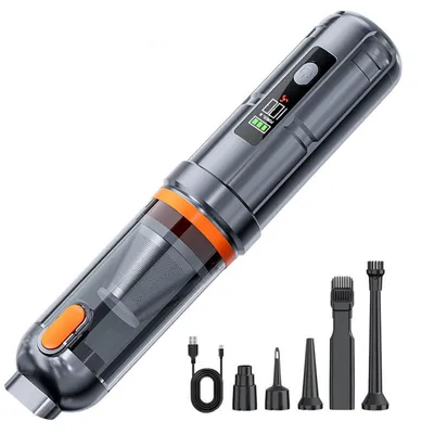 Immagine prodotto di Aspirapolvere portatile a batteria, 26000Pa, senza fili, motore brushless, 4-in-1, mini, ricaricabile, con display LED