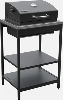 Immagine prodotto di Modulo cucina da esterno con barbecue a carbonella, Nero