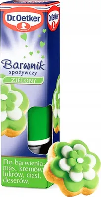 Obrázok produktu pre Dr. Oetker Zelené potravinárske farbivo 10 g