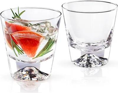 Produktbild von Wilmax Whiskyglas Set aus Kristallglas, 250 ml, 2-teilig – WL-888056/2C