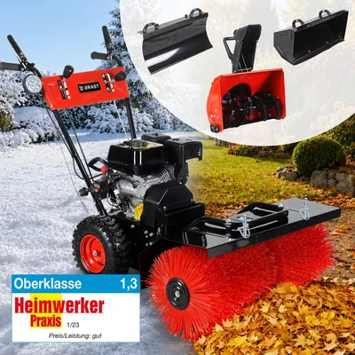 Produktbild von BRAST 4in1 Benzin Kehrmaschine 4100 ESTART