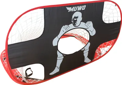 Produktbild von MUWO Pop Up Indoor Outdoor Fußballtor mit Torwand  MW-300