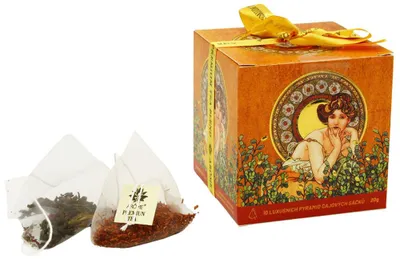 Obrázek produktu pro ARÔME Čaj zelený, 2 příchutě po 5 kusech, Mucha