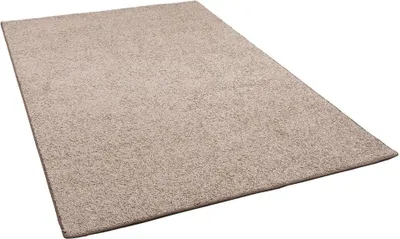 Produktbild von Hochflor Velours Teppich Weich Modern Einfarbig, Größe:160x200 cm, Farbe:Taupe