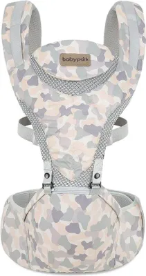 Produktbild von Ergonomische, durchatmende Baby-Rückentasche mit Beckenstütze - universelle Tragetasche für Säuglinge 0-4 Jahre