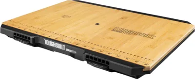 Produktbild von Toughbuilt StackTech TB-B1-A-10 Bambus Arbeitsplatte mit Maßanzeige 42,5 x 41 x 5 cm