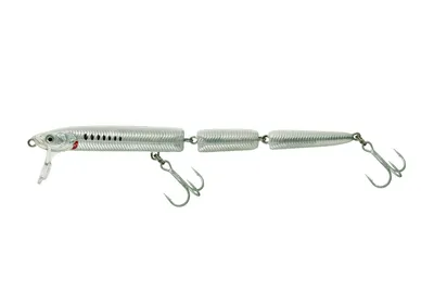 Image de MOLIX Jointed Sandeel 135, Hard Bait, 13,5cm, Ghost White, JS135S-217