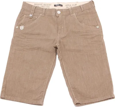 Immagine prodotto di 0494T bermuda bimbo jeans TAKE TWO pantaloni beige scuro pant short kid