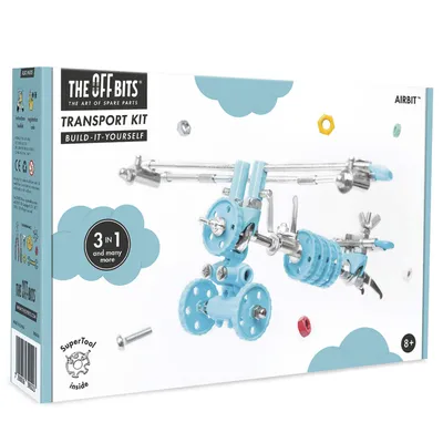 Produktbild von THE OFFBITS Bausatz Transport kit Metallbaukasten Flieger