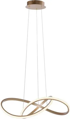 Produktbild von LED Hängeleuchte messing matt, dimmbar, H 120 cm