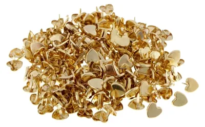 Produktbild von 200 goldene Papierverschlüsse Brads