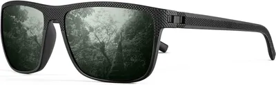 Imagen del producto de Gafas de sol polarizadas para hombre, con montura ligera, protección UV, ideales para usar bajo el sol