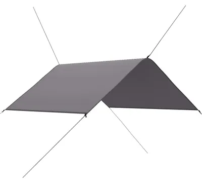 Obrázok produktu pre vidaXL Outdoor-Tarp 3x2,85 m Grau