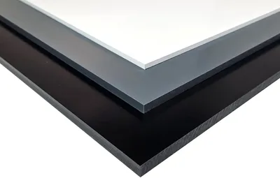 Productafbeelding van Kunststof Plaat - PVC Hardboard - Bouw en Afwerking - Hoge Weerbestendigheid - 495 x 495 x 5 mm - Wit