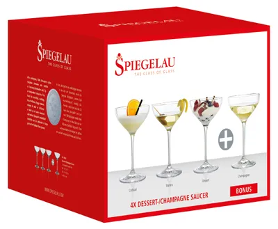 Productafbeelding van Spiegelau Special Glazen Dessert-/Champagnebekers – Set van 4
