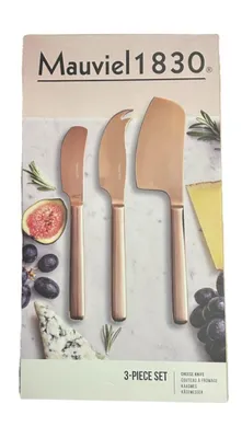 Produktbild von Mauviel 1830 3-tlg. Käsemesser Set Käsemesser-Set Edle Messer für Käse