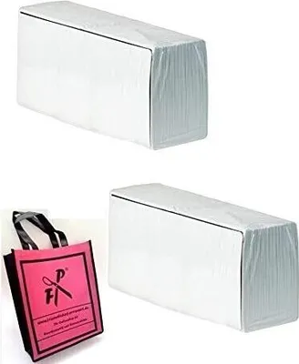 Produktbild von Friseurservietten - 38 x 38 cm - Doppelpack 2 x 248 Stck. + FP Shopper