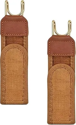Produktbild von Gürtel ohne Schnalle - 2 Stück - Verstellbarer Schnallenloser Gürtel - Für Jeans, Anzughosen, Cargohosen - für Damen und Herren - braun