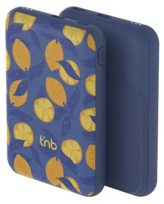 Immagine prodotto di T'nB PBUMAG5LEM, 5000 mAh, polimeri di litio (LiPo), ricarica wireless, 20 W, blu, giallo