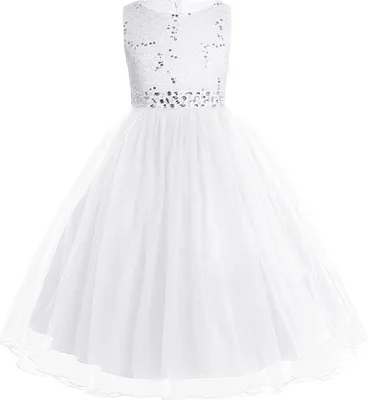 Immagine prodotto di Ragazze abito da principessa taglia 152 Cm abito da sera abito da festa matrimonio abito in pizzo abbigliamento paggetto abito da damigella d'onore