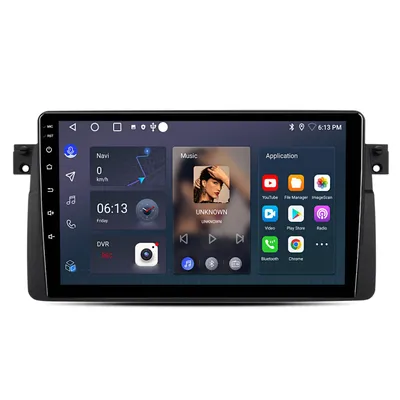Image de Radio Android 64 GB pour BMW Série 3 E46 1998-2006 Carplay Navigation Commandes au volant Bluetooth RDS WIFI DSP GPS DAB+