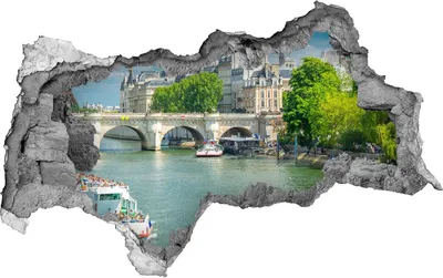 Produktbild von Selbstklebender Loch-3D-Aufkleber 95x73 cm Paris'