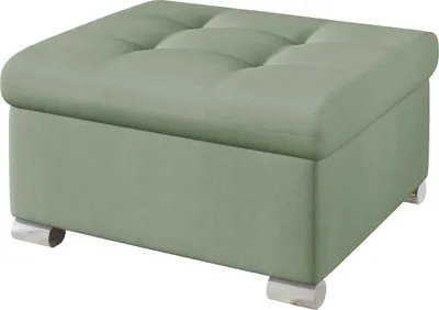 Produktbild von MIRJAN24 Polsterhocker Niko Klein, Stilvoll Sitzhocker vom Hersteller, Moderne Hocker (Farbe: Uttario Velvet 2954)