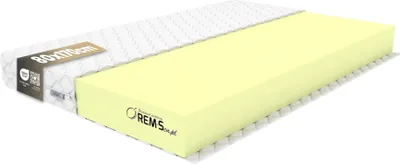 Produktbild von Matratze 80x170cm Höhe 10 cm Härtegrad 3 (H3) aus elastischem Polyurethanschaum mit Komfortschaum und Dreilagige Membranhülle, Matratze für Kinder, Erwachsene   Qualitätsstandard
