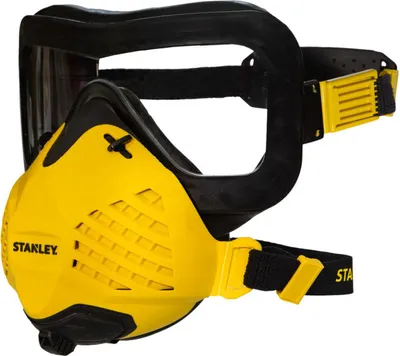 Produktbild von Stanley Halbmaske P3, Größe M/L, inkl. 2 P3-Filtern, EN 140, mit Rundgewindeanschluss