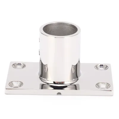 Immagine prodotto di Base Stanchion, Hnadrail Fitting, base rettangolare barca, base hardware marino, base rotonda 90 gradi, base nave inox