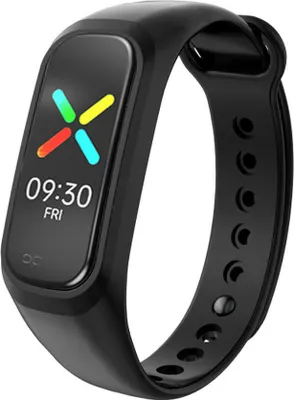 Produktbild von Strap-it Oppo Band Silikonarmband (Schwarz)