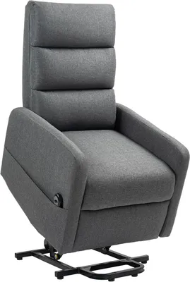 Image de Fauteuil électrique relaxant - Fauteuil élévateur - Fauteuil réglable - Fauteuil pour personnes âgées - Gris foncé