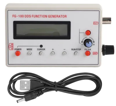 Zdjęcie produktu dla Generator funkcji FG-100 DDS, częstotliwość sinusoidalna 1 Hz–500 kHz, miernik sygnałów licznikowych