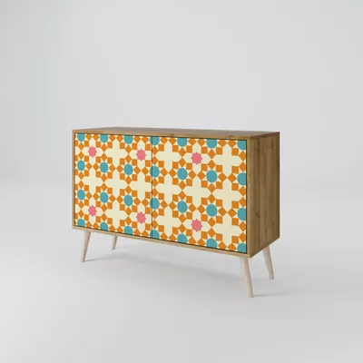 Immagine prodotto di Cassettiera Spacerebels a 2 ante - credenza cassettiera - credenza alta - mobile guardaroba - soggiorno camera da letto - 57,5×111×42 (HxLxP)