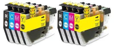 Produktbild von 2 x kompatibles Druckerpatronen-Set Brother LC-3213 Black, Cyan, Magenta, Yellow - 8 Patronen in XL Füllmenge für Brother DCP-J572 DW, DCP-J772 DNW, DCP-J772 DW, DCP-J774 DW, MFC-J491 DW, MFC-J497 DW, MFC-J890 DW, MFC-J895 DW