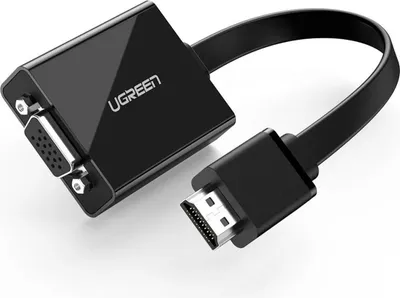 Zdjęcie produktu dla Adapter Ugreen HDMI-VGA MM103, 25 cm